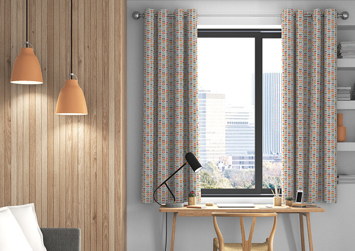 Odense, Burnt Orange - Made to Measure Curtains - Image 3